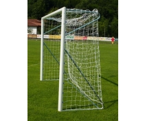 Freestanding soccer goals 4x2 in aluminium section diam. 80 mm., welded corner joints