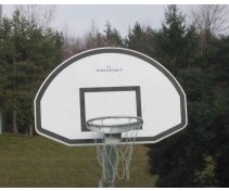 Steel backboard mod. american cm. 135x90, treated and painted