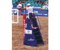 Beach-volley referee platform, closing to book