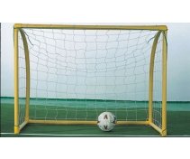 Court soccer minigoals in shockproof 150x110x80 cm., with nets
