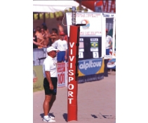 5510 Oceľové stĺpy pre plážový volejbal