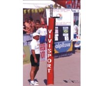 5510 Oceľové stĺpy pre plážový volejbal